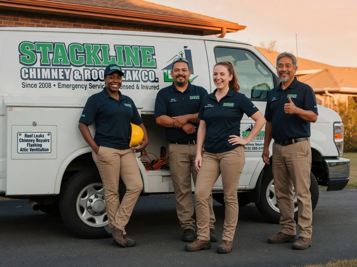 Chimney flashing repair company in Bow, WA